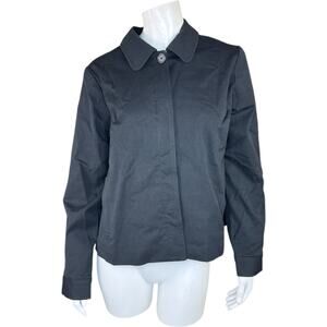 Isaac Mizrahi LIve! 24/7 Stretch Cropped Jacket with Pockets Pitch Black 4 NWOT